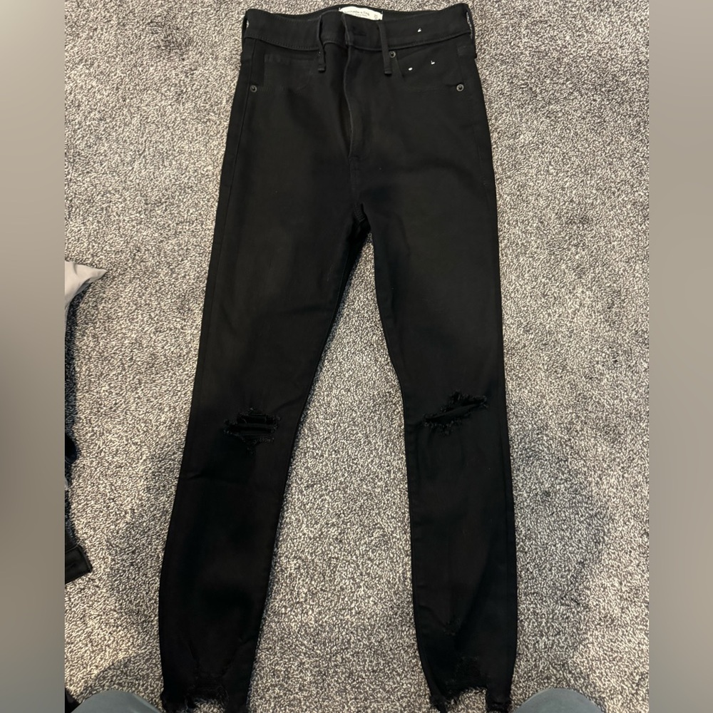 Abercrombie and Fitch super skinny ankle high-rise 25 /0 extra short